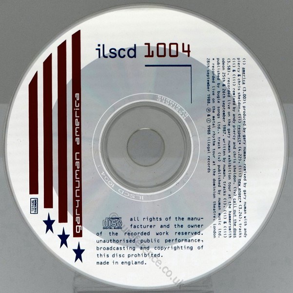 ILSCD 1004 CD Label