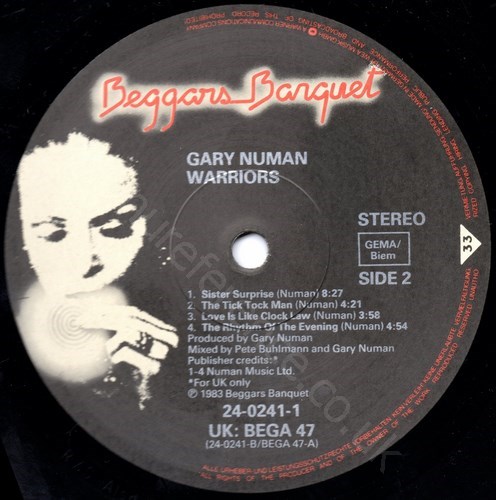240 241-1 B Side Label Varient.