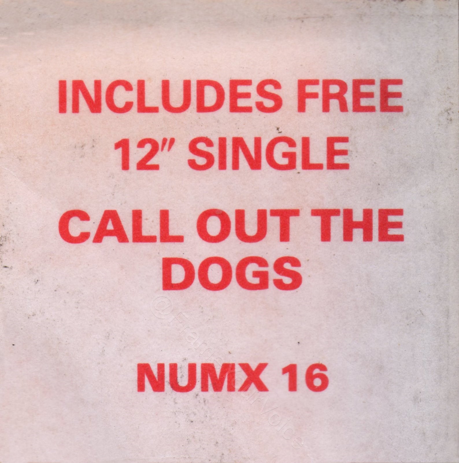 NUMX 16 Cover Sticker