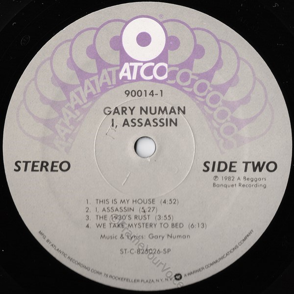 90014-1 SP B Side Label.