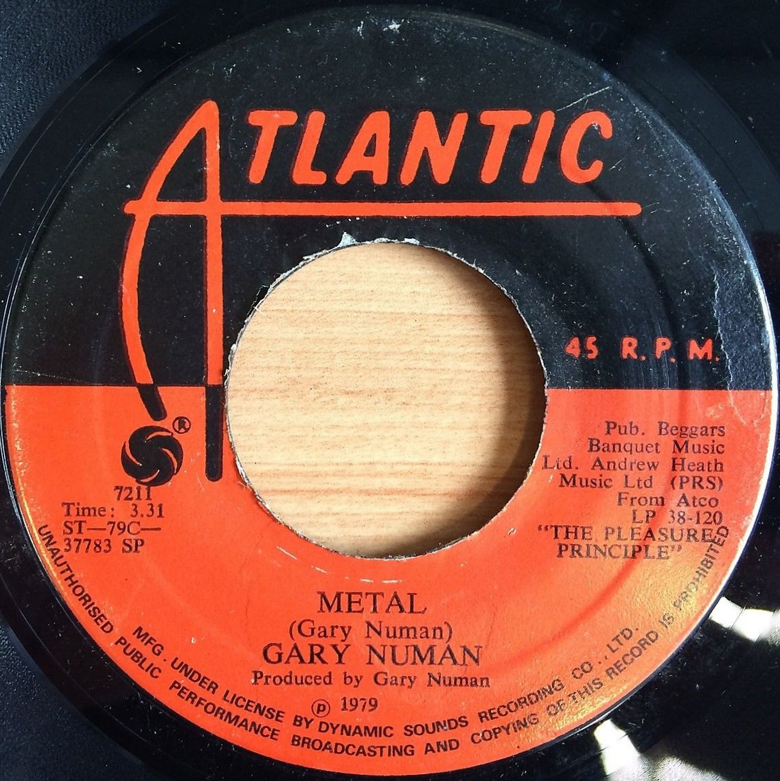 7211 Jamaican B Side Label.