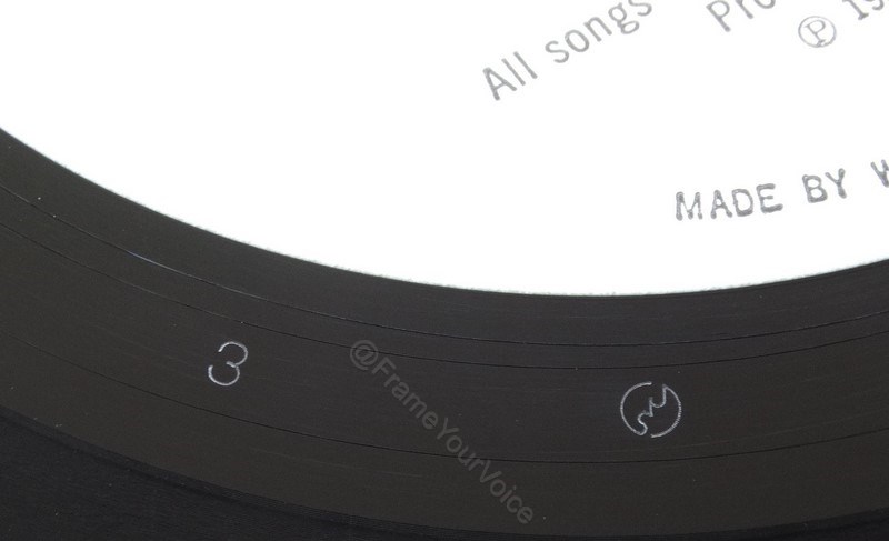 SP-11287 Promo 'A/B' Side Matrix.
