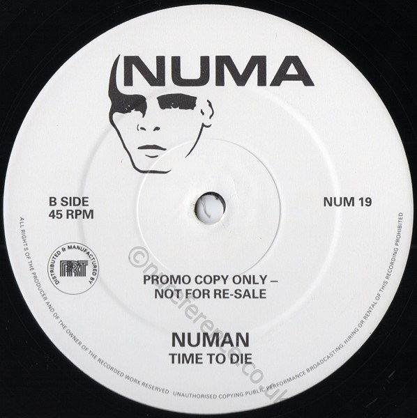 NUM 19 Promo B Side Label