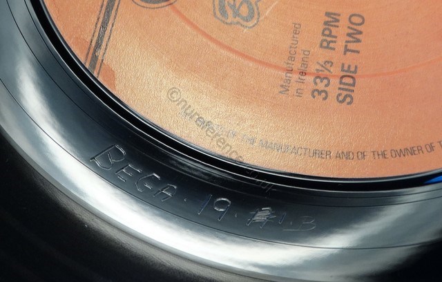 BEGA 19 'B' Side Matrix.