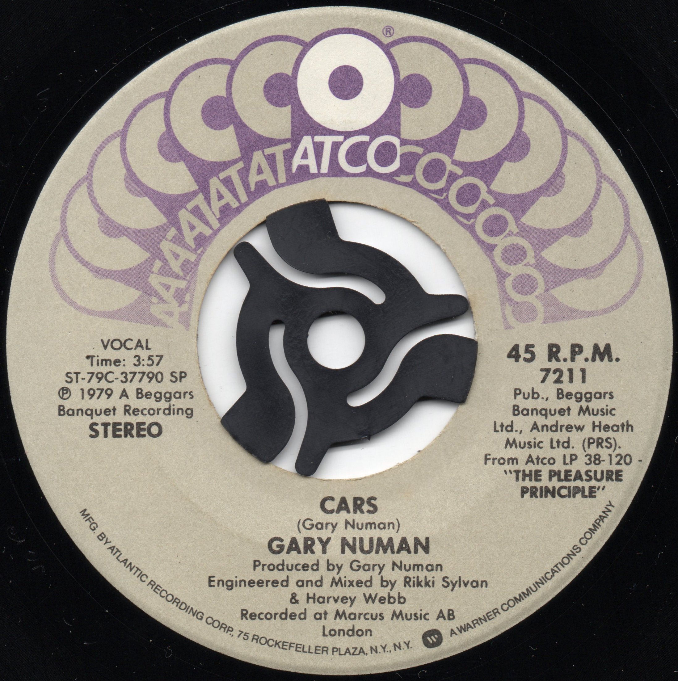 7211 SP A Side Label.