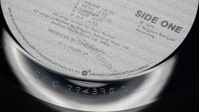 SD 38-120 Reissue 'A' Side Matrix