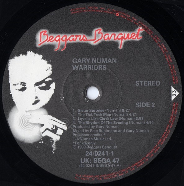 240 241-1 B Side Label.