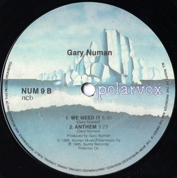 NUM 9 B Side Label.