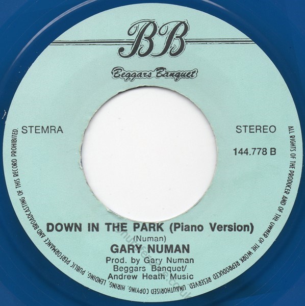 144.778 B Side Label.