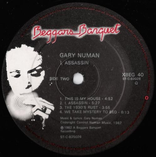 XBEG 40 Promo B Side Label.