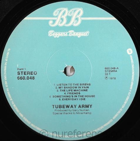 660.048 'A' Side Label.