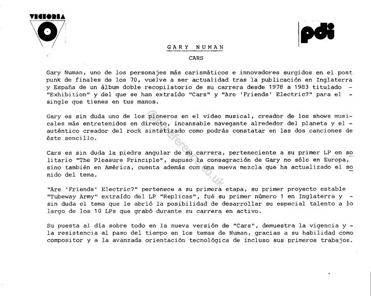 45-1909 Spanish Press Release.