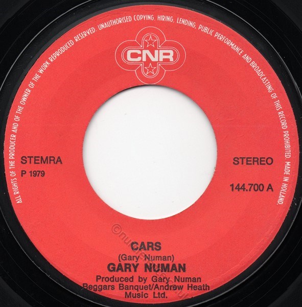 144.700 CNR A Side Variant Label.