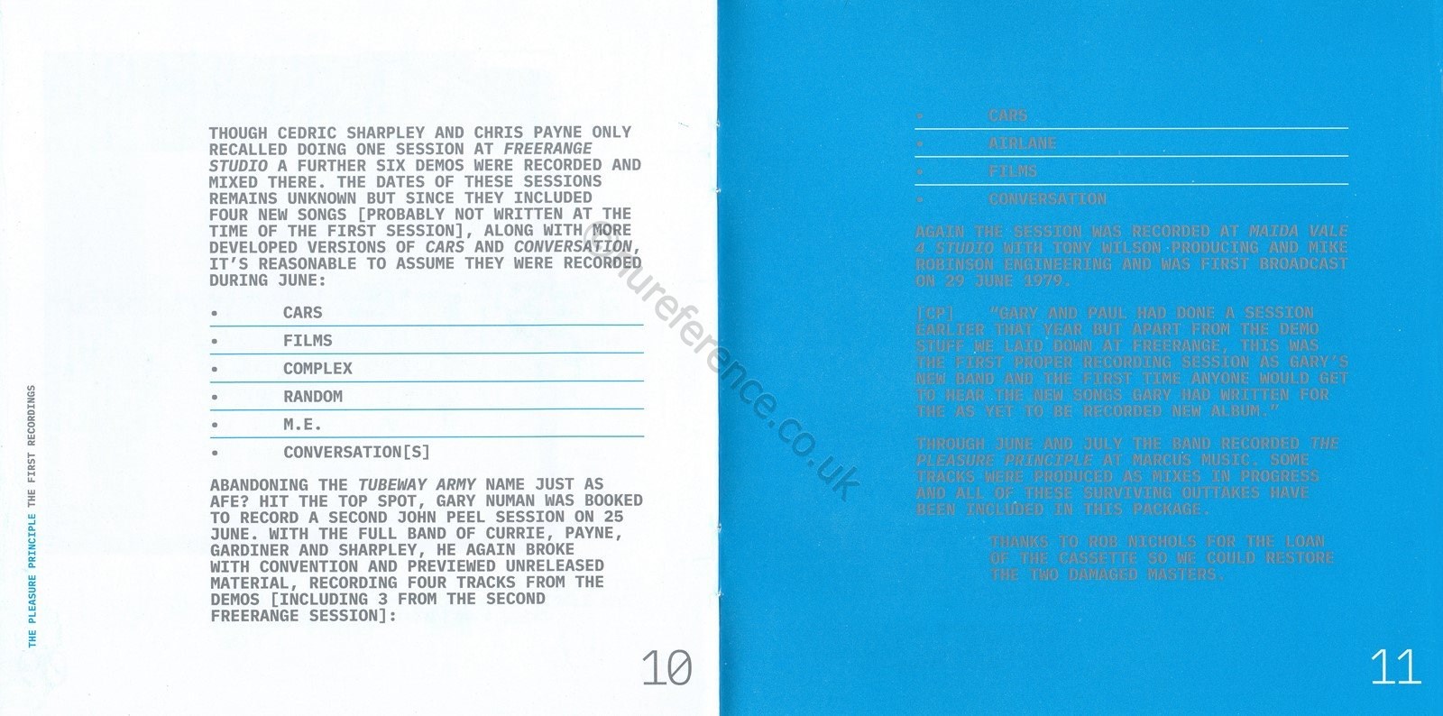 BBQ 2158 CD Inner Book Page.