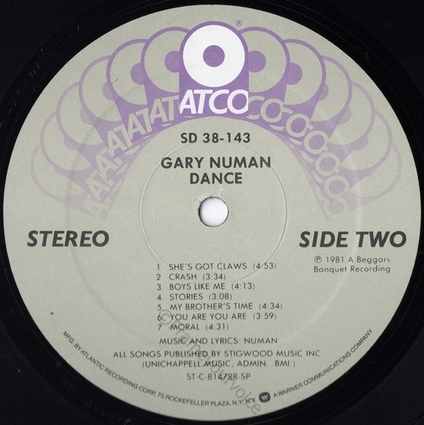 SD 38-143 B Side SP Label.