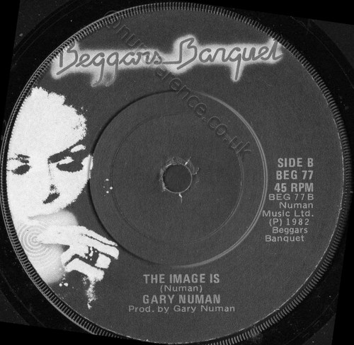 BEG 77 - 12 Inch Cropped B Side Label.