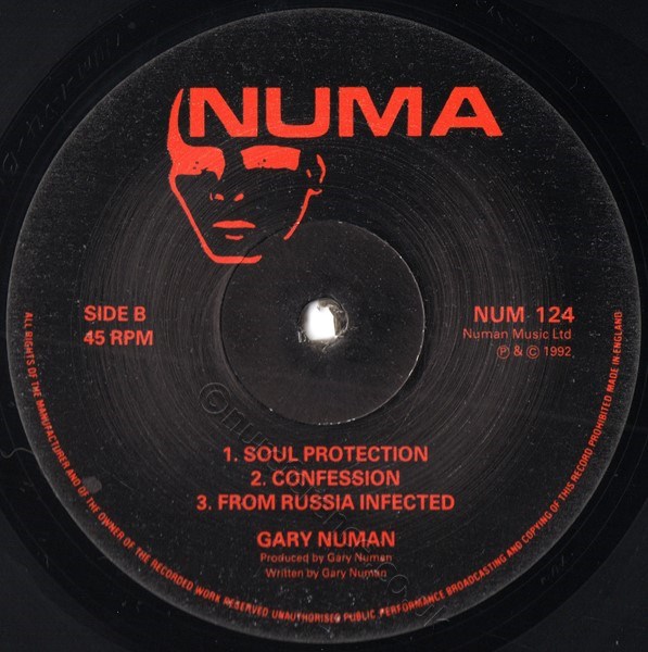 NUM 124 B Side Label
