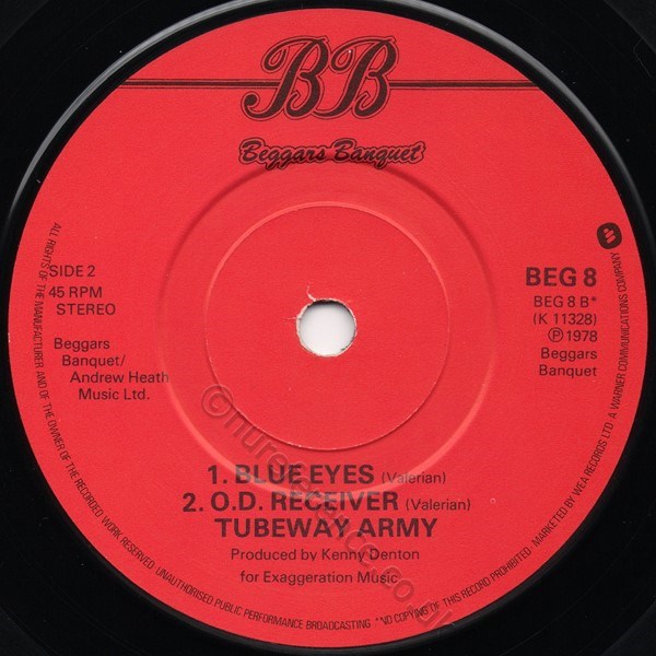 BACK 2 (BEG 8) B Side Label Varient