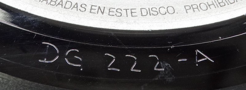DG 222-3 'A' Matrix.