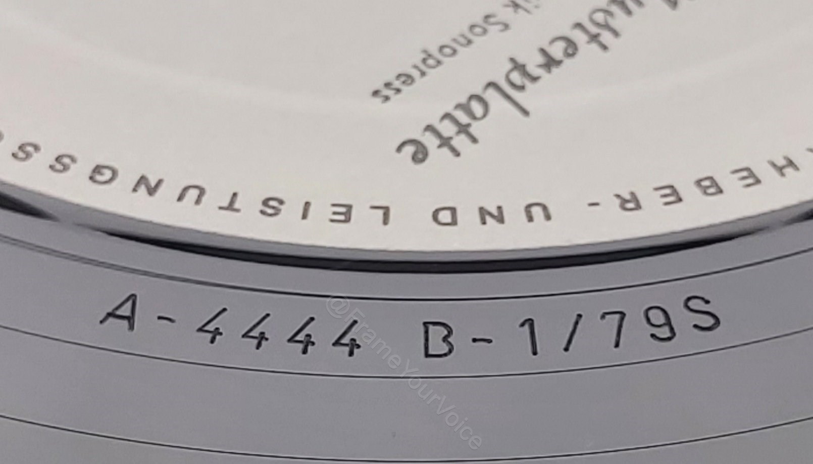 INT 126.502 B side AVES matrix.