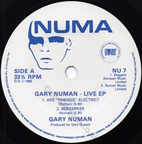 NU 7 A Side Label