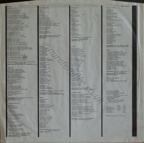 BB K 58 361 Inner Lyrics.