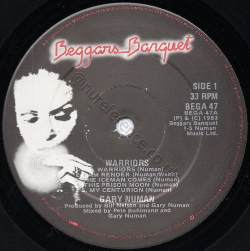BEGA 40 A Side Label.