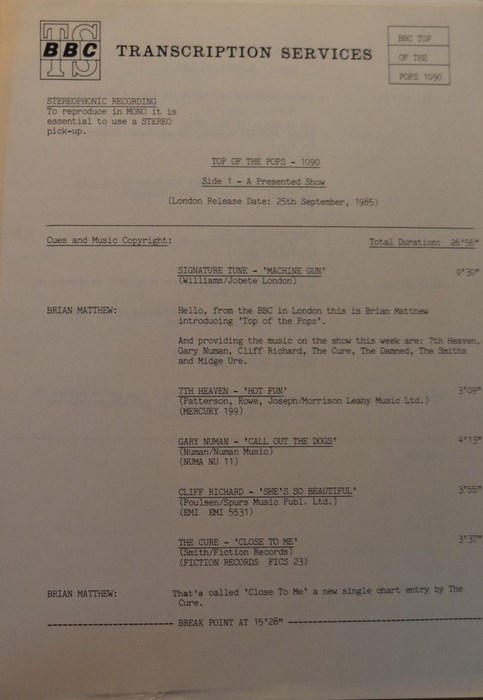 Timing Sheet 2