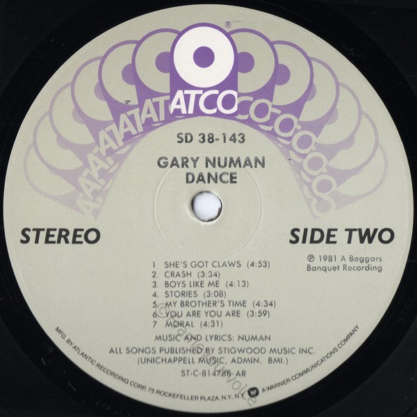 SD 38-143 B Side AR Label.