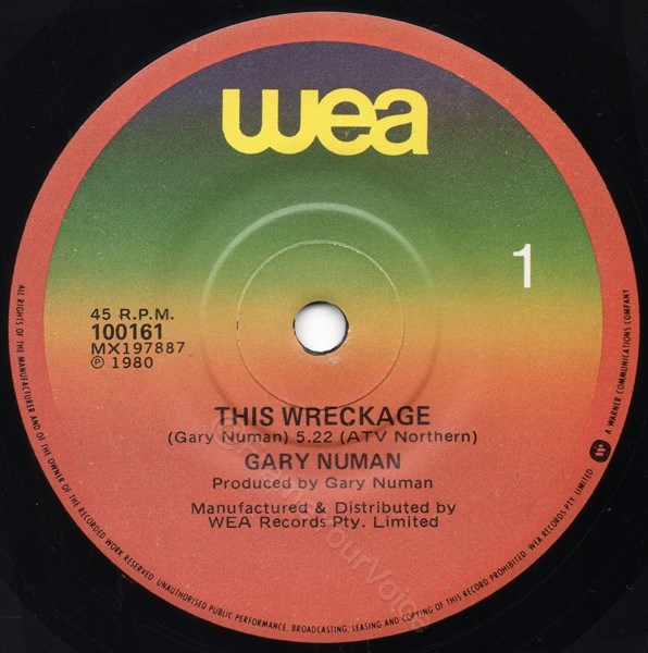 100161 A side Label.