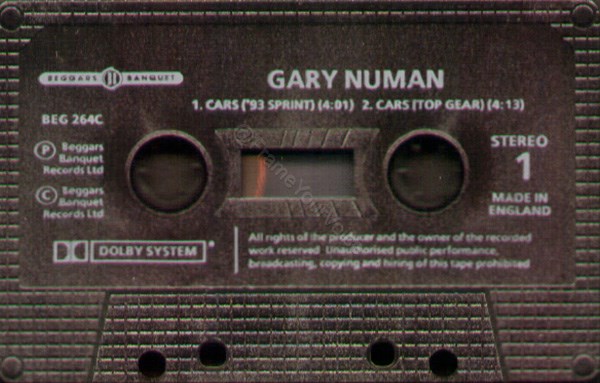 BEG 264C Cassette A side Label