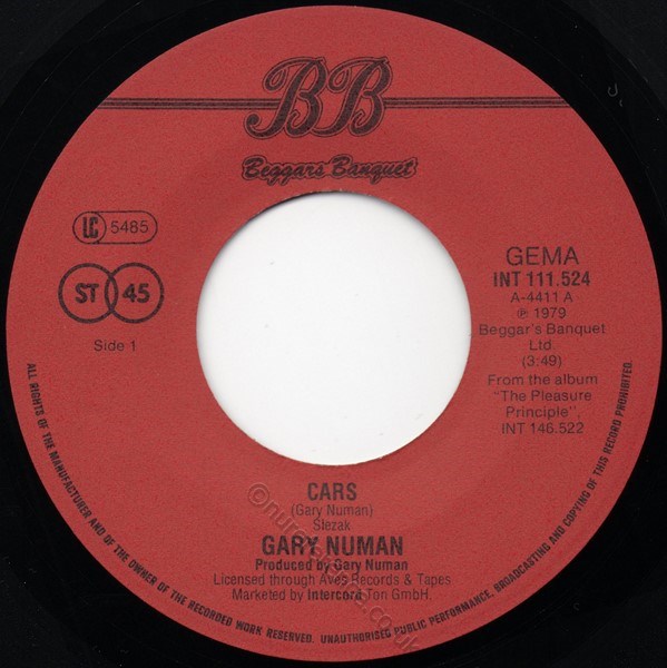 INT 111.524 A Side Label.