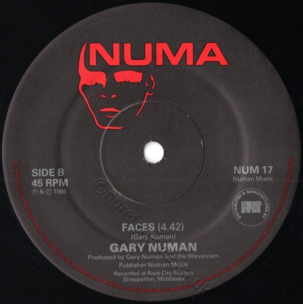 NUM 17 B Side Label