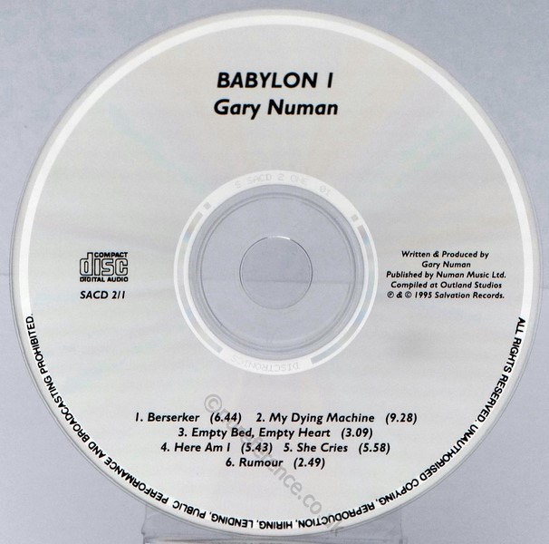 SACD 2-1 CD Label.