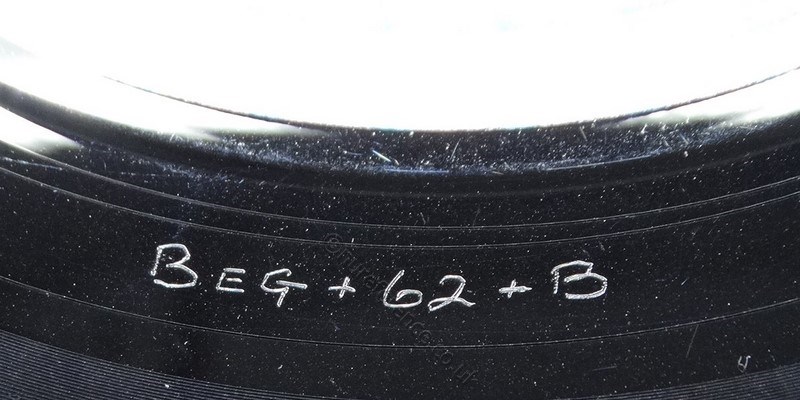 BEG 62 B Side Matrix