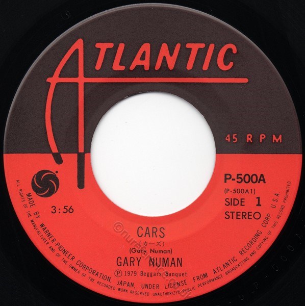 P-500A 'A' Side Label.