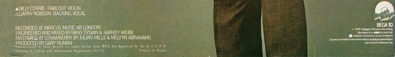 OLW 101 Back Detail