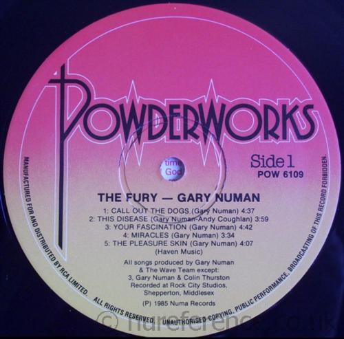 POW 6109 New Zealand A Side Label.