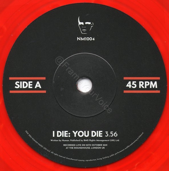 NM1004 'A' Side Label.