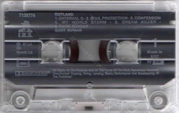 7130774 Clear Case 'A' Label.