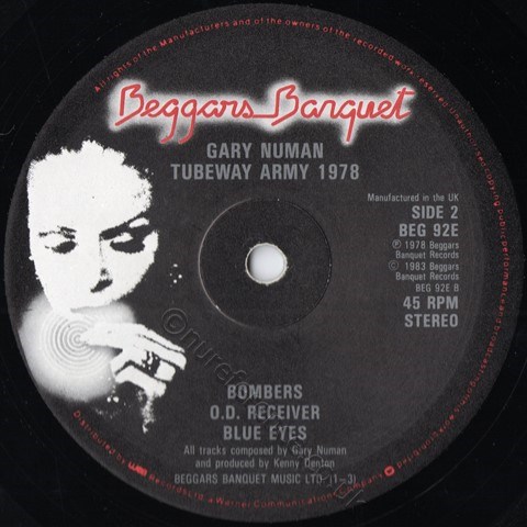 BEG 92E B Side Label