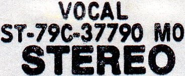 A Side Label Detail.