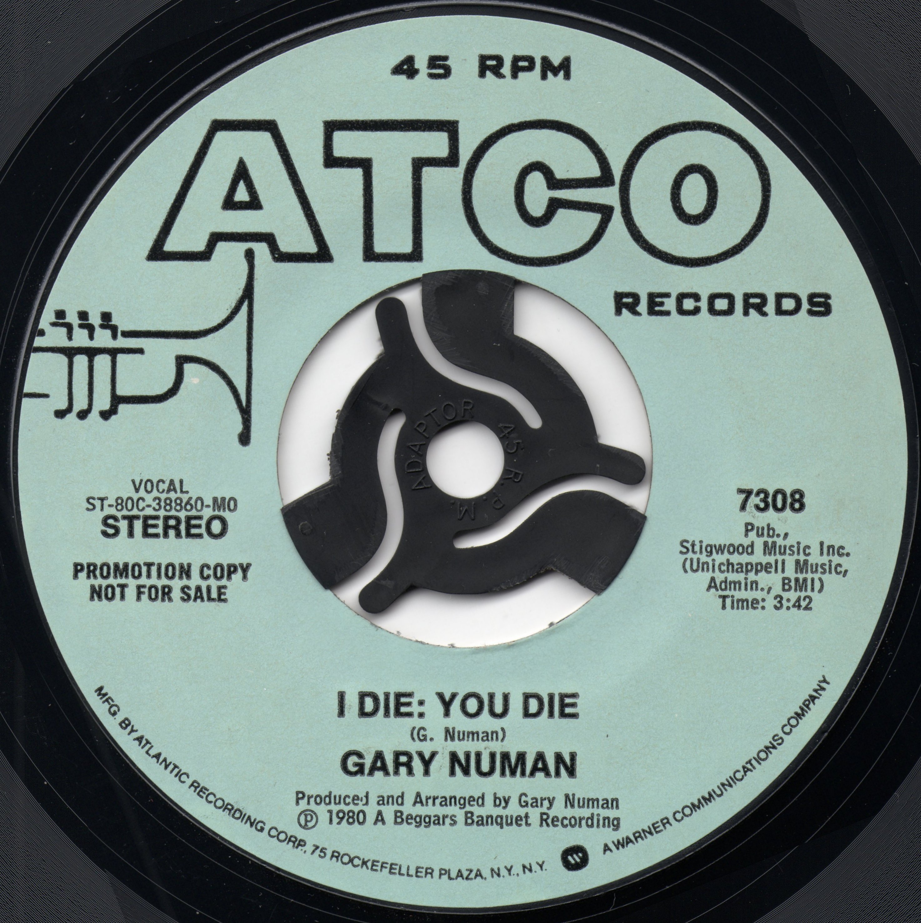 7308 MO A side Promo Label.