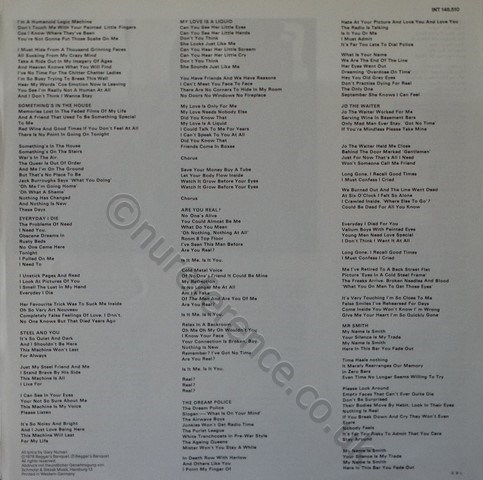 INT 146.510 2.nd Reissue Inner Lyrics