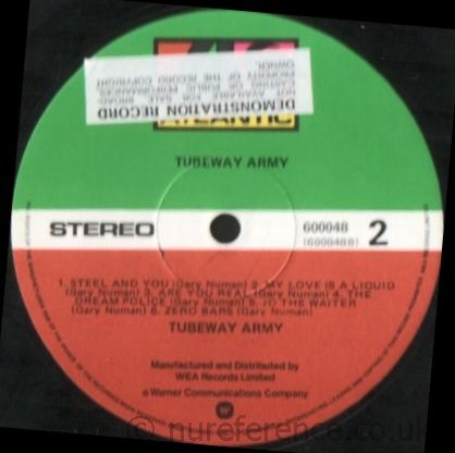 600046 'B' Side Label