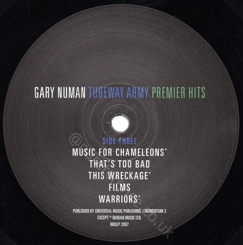 BBQLP 2007 UK 'C' Side Label.